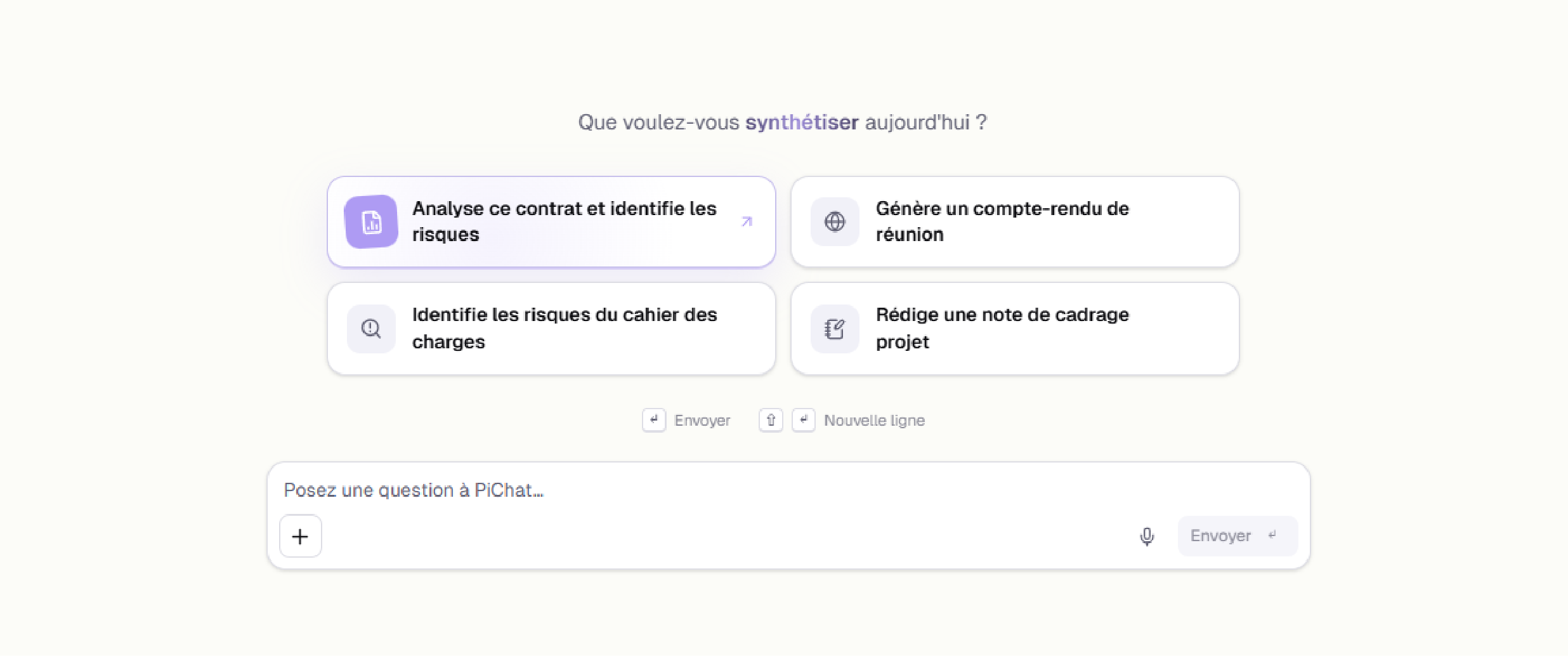 Direction de Projet – PI Chat interface